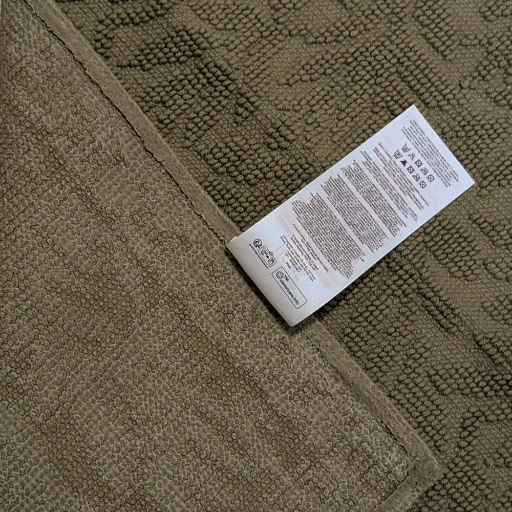 Primark Green Textured Bath Mat